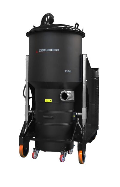 Aspiradora Depureco PUMA30P. Turbina 28 HP, tanque de 175 litros