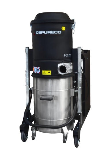 Aspiradora Depureco FOX3 ATEX. Turbina 3 HP, tanque de 100 litros