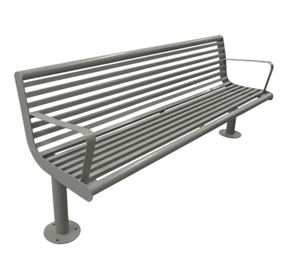 Banca classic de acero galvanizado para cuatro personas