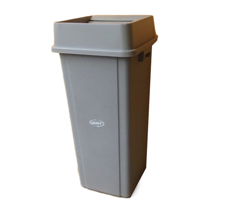 Bote DUST rectangular con tapa intocable abatible 90 litros