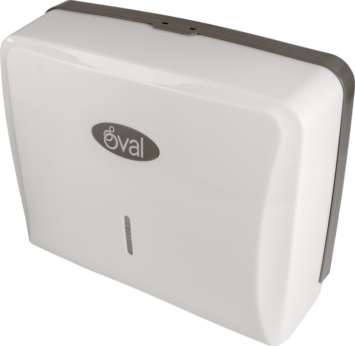 DISPENSADOR DE INTERDOBLADA BLANCO. ECO PP, 250 toallas, dos llaves