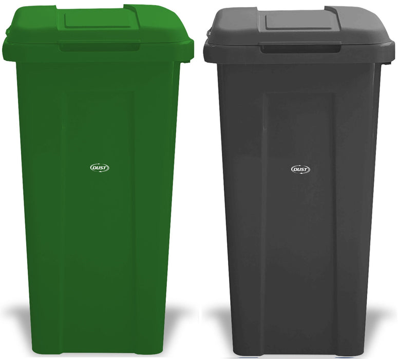 Paquete de 2 botes DUST con ensamble orgánico/inorgánico 50 litros