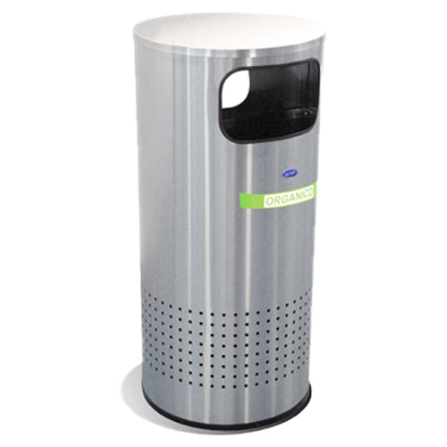 Contenedor Ecológico Alto de Acero Inoxidable Cod. 659311