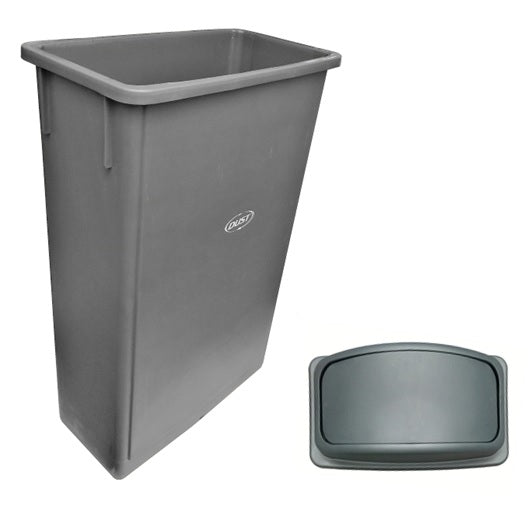 Bote SLIM DUST con tapa balancín de 90 litros