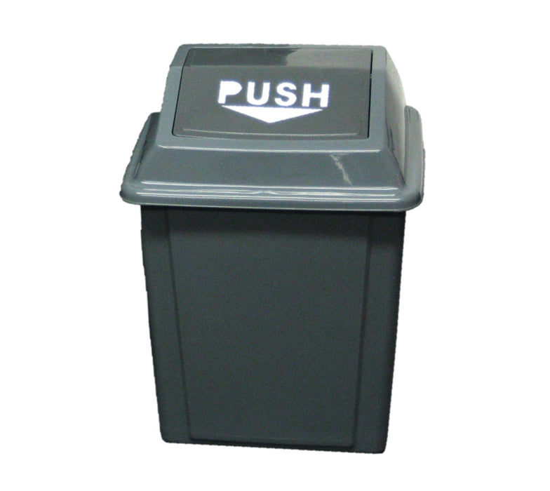 Paquete de 5 cestos para basura DUST con tapa abatible 60 litros