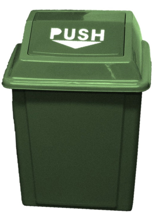 Paquete de 5 cestos DUST para basura con tapa abatible 100 litros