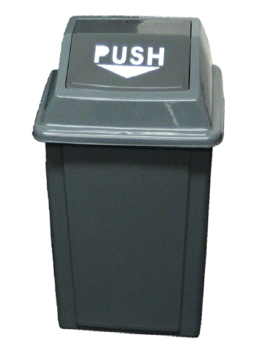 Paquete de cestos para basura DUST con tapa abatible 60 litros