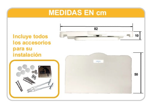 Cambiador de bebé DUST horizontal ECO