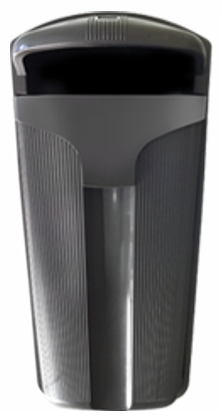 Papelera DUST europea modelo Cibeles gris 50 litros