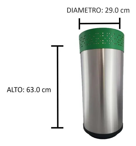 Contenedor Ecológico Cilíndrico Aro Perforado Cod. 665111