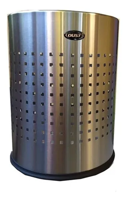 Cesto DUST de acero inoxidable punzonado de 16 litros