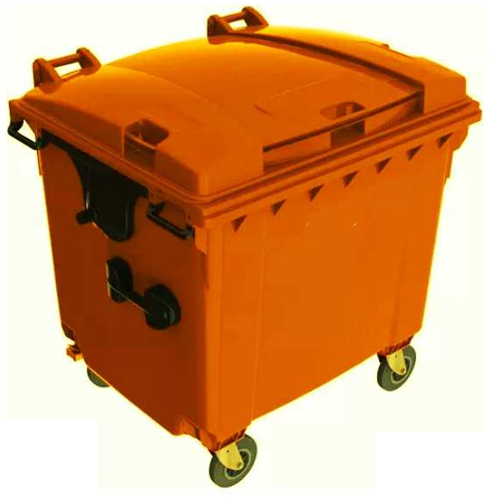 Contenedor DUST alemán modelo MGB para uso rudo 1100 litros