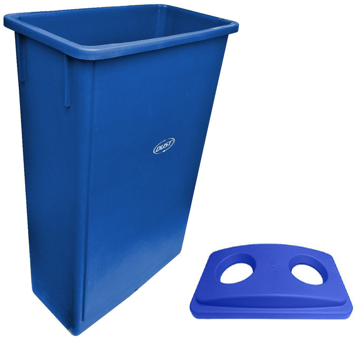 Bote SLIM DUST con tapa doble orificio de 90 litros