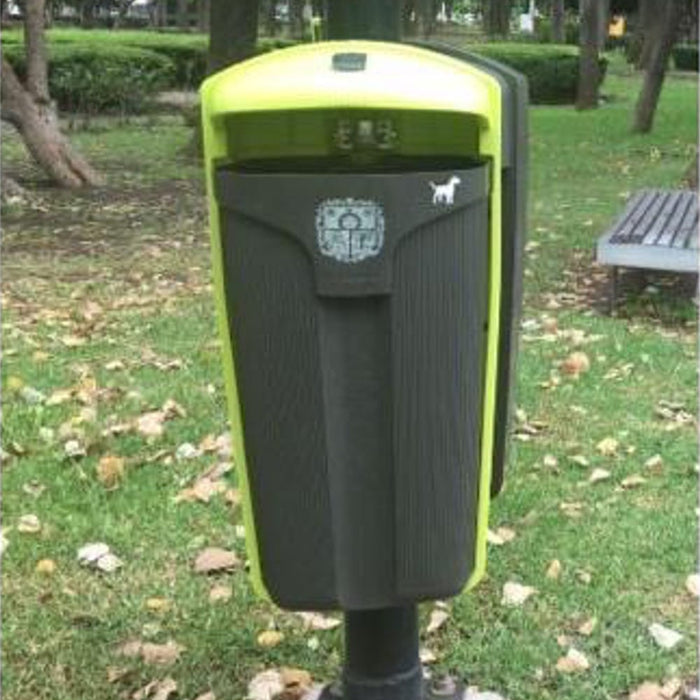 Papelera DUST europea modelo Cibeles gris 50 litros